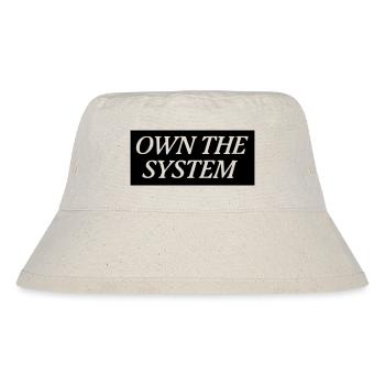 Own the System - Das eigene System - Stanley/Stella recycelter Bucket Hat - Naturweiß - Vorne