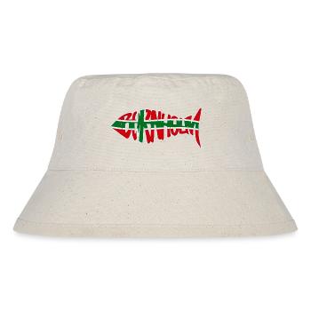 Bornholm Fisch Original - Stanley/Stella recycelter Bucket Hat - Naturweiß - Vorne