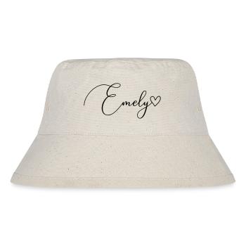 Emely Surname First Name Girl - Stanley/Stella Recycled Bucket Hat - natural - Front
