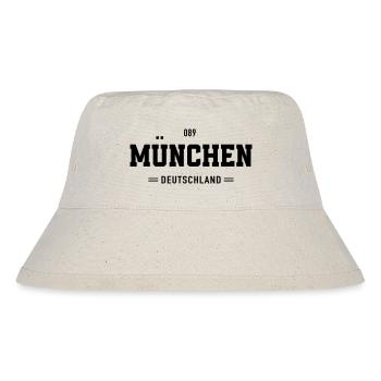 089 Muenchen Deutschland - Stanley/Stella recycelter Bucket Hat - Naturweiß - Vorne