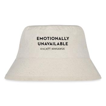 Exception Nonsense Typo - Stanley/Stella Recycled Bucket Hat - natural - Front