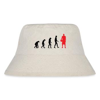 Entwicklung des Basketballs / Basketball - Stanley/Stella recycelter Bucket Hat - Naturweiß - Vorne