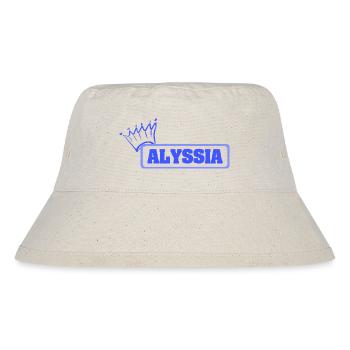 Geschenk für Alyssia - Stanley/Stella recycelter Bucket Hat - Naturweiß - Vorne