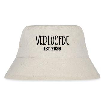 Wedding Engagement Fiancé 2026 - Stanley/Stella Recycled Bucket Hat - natural - Front