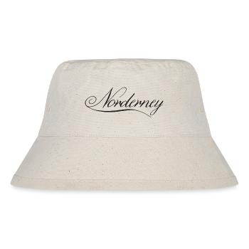 Norderney lettering black - Stanley/Stella Recycled Bucket Hat - natural - Front