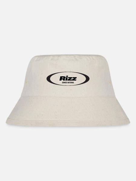 RIZZ comes natural - Stanley/Stella recycelter Bucket Hat - Naturweiß