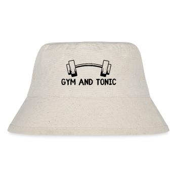 Gym and Tonic - Stanley/Stella Recycled Bucket Hat - natural - Front