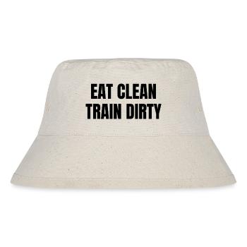 Eat Clean - Stanley/Stella recycelter Bucket Hat - Naturweiß - Vorne