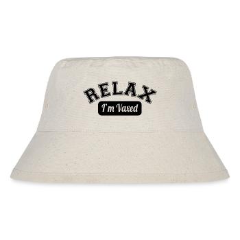 #Vaccinated - Stanley/Stella Recycled Bucket Hat - natural - Front