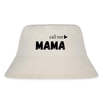 Nenn mich Mama - Stanley/Stella recycelter Bucket Hat - Naturweiß - Vorne