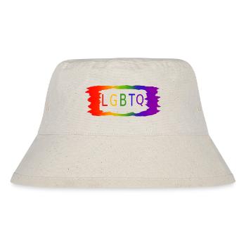 LGBTQ - Stanley/Stella recycelter Bucket Hat - Naturweiß - Vorne