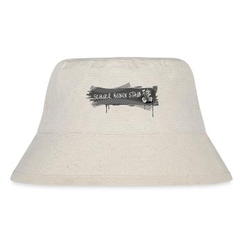 Schluck Meinen Staub Biker Grunge - Stanley/Stella recycelter Bucket Hat - Naturweiß - Vorne