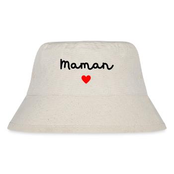 Maman cœur - Bob recyclé Stanley/Stella - blanc naturel - Devant
