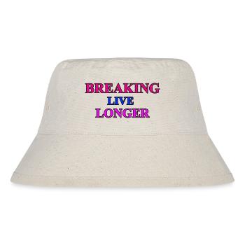 Breaking - Tanz - Stanley/Stella recycelter Bucket Hat - Naturweiß - Vorne