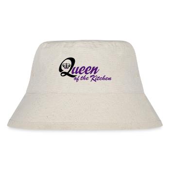 Lustige Kochschürze für Frauen - Stanley/Stella recycelter Bucket Hat - Naturweiß - Vorne