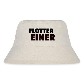 flotter einer - Stanley/Stella recycelter Bucket Hat - Naturweiß - Vorne