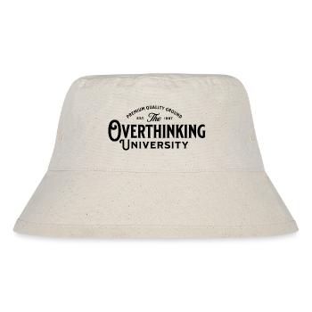 Overthinking_University - Stanley/Stella Recycled Bucket Hat - natural - Front