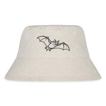 bat - Stanley/Stella Recycled Bucket Hat - natural - Front