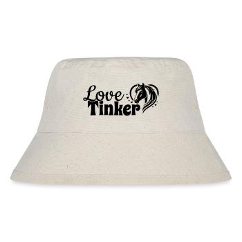 Tinker Love Heart Horse Head - Stanley/Stella Recycled Bucket Hat - natural - Front