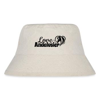 Amour andalou coeur tête de cheval - Bob recyclé Stanley/Stella - blanc naturel - Devant