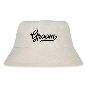 groom - Stanley/Stella recycelter Bucket Hat - Naturweiß - Vorne
