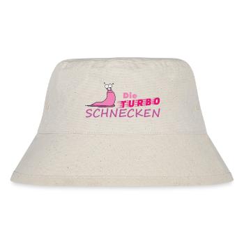 Muddy run shirt mud Matsch Laufshirt Team Schnecke - Stanley/Stella recycelter Bucket Hat - Naturweiß - Vorne