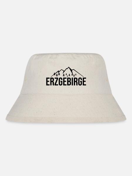 Erzgebirge - Stanley/Stella recycelter Bucket Hat - Naturweiß