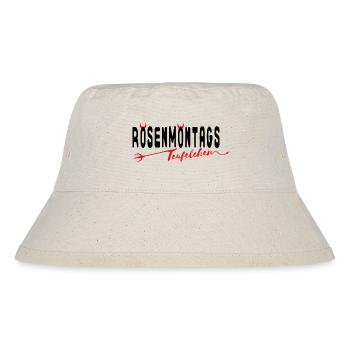 Rosenmontag Teufelchen Fasching Karneval Fasnet - Stanley/Stella recycelter Bucket Hat - Naturweiß - Vorne