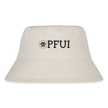 Pfui Lustige Hunde Sprüche Hundeliebhaber - Stanley/Stella recycelter Bucket Hat - Naturweiß - Vorne