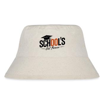Schulabschluss Abschlussfeier School`s Out Forever - Stanley/Stella Recycled Bucket Hat - natural - Front