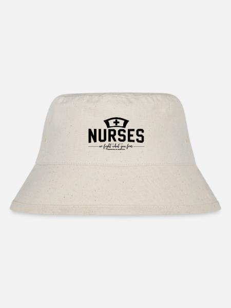 Nurses Krankenschwester Arzthelferin Arzt Medizin - Stanley/Stella recycelter Bucket Hat - Naturweiß