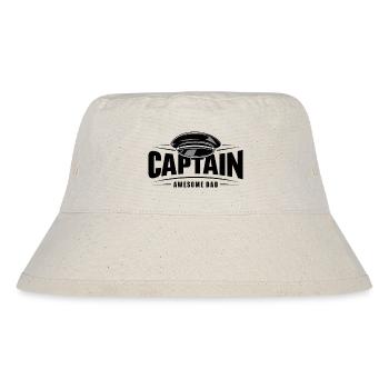 Captain Captain - Fête des pères de papa génial - Bob recyclé Stanley/Stella - blanc naturel - Devant
