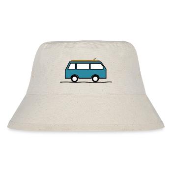 PAPA. OPA. VATERTAG. GELIEBTE. MEISTER - Stanley/Stella recycelter Bucket Hat - Naturweiß - Vorne