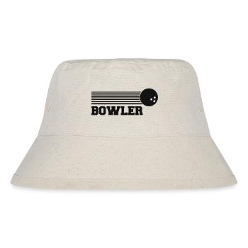 Bowler Bowling League Bowlers - Stanley/Stella Recycled Bucket Hat - natural - Front