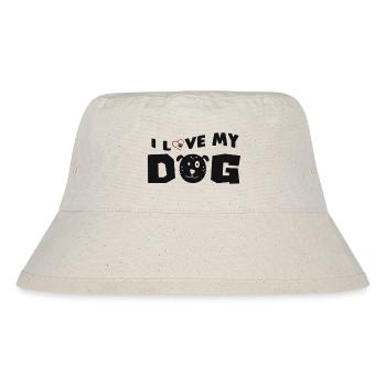J’aime mon chien en disant que les chiens aiment - Bob recyclé Stanley/Stella - blanc naturel - Devant