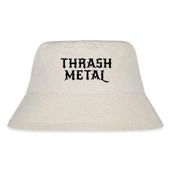 Thrash Metal Logo Tee - Stanley/Stella recycelter Bucket Hat - Naturweiß - Vorne