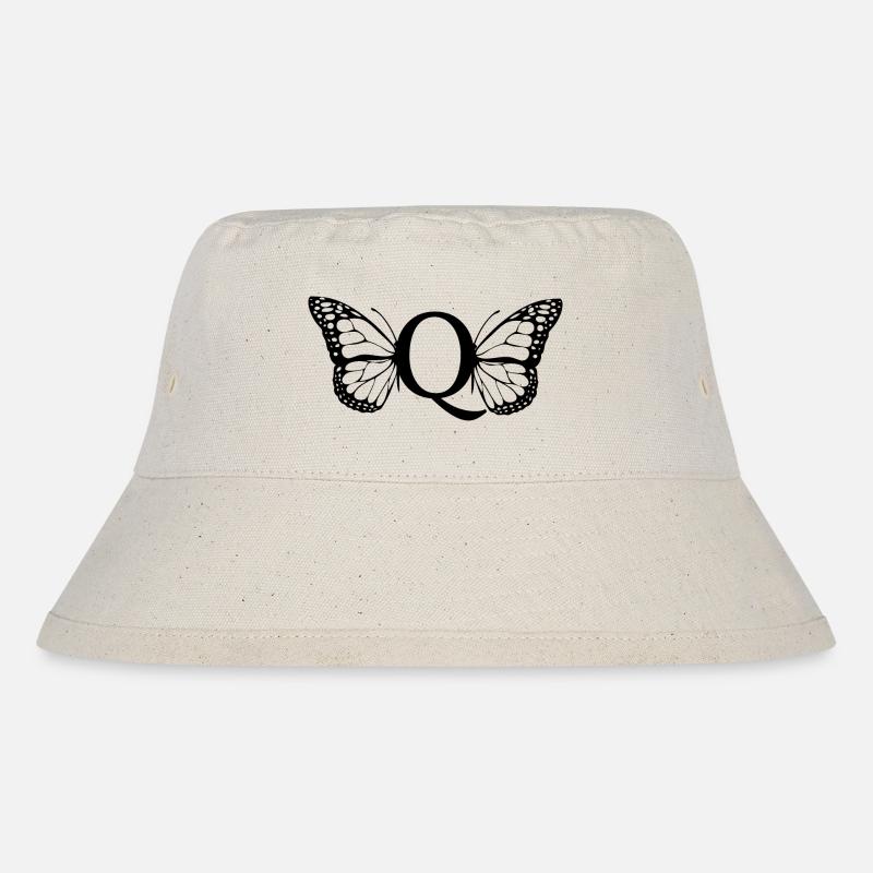 lettre q papillon - Bob recyclé Stanley/Stella - blanc naturel