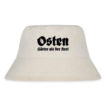 Osten Härter als der Rest - Stanley/Stella recycelter Bucket Hat - Naturweiß - Vorne