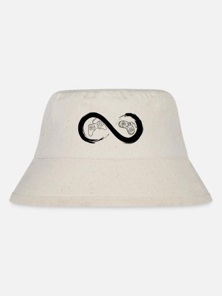 Unendliche Konsole - Stanley/Stella recycelter Bucket Hat - Naturweiß