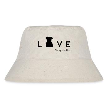 dogmom - Stanley/Stella recycelter Bucket Hat - Naturweiß - Vorne