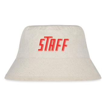 STAFF Team Member - Personal - Crew - Mitarbeiter - Stanley/Stella recycelter Bucket Hat - Naturweiß - Vorne