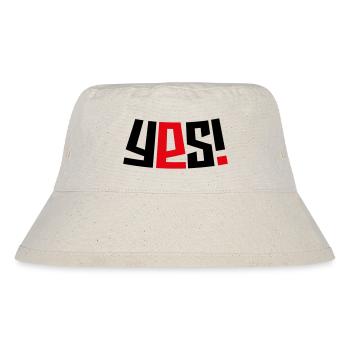 Ja! - Stanley/Stella recycelter Bucket Hat - Naturweiß - Vorne