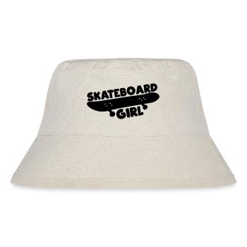 Skateboarderin - Stanley/Stella recycelter Bucket Hat - Naturweiß - Vorne