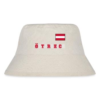 ÖSTERREICH Trikot Look - Flagge Fahne auf Brust - Stanley/Stella recycelter Bucket Hat - Naturweiß - Vorne