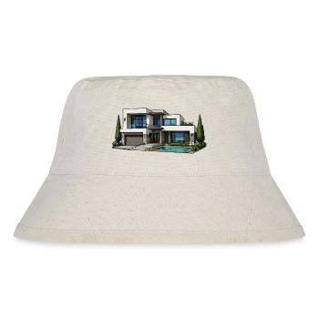 Villa moderne avec piscine - Bob recyclé Stanley/Stella - blanc naturel - Devant