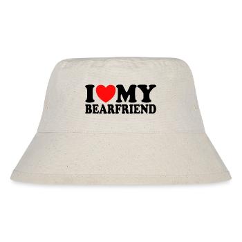 J'Aime Mon Petit Ami Ours - Bob recyclé Stanley/Stella - blanc naturel - Devant