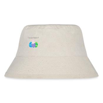 Frohe Ostern - Stanley/Stella recycelter Bucket Hat - Naturweiß - Vorne