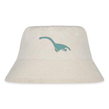 Lustig Comic Nessie Monster Geschenk Dinosaurier - Stanley/Stella recycelter Bucket Hat - Naturweiß - Vorne