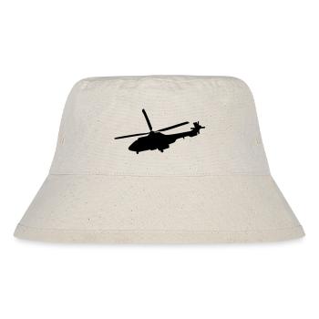 Hubschrauber - Stanley/Stella recycelter Bucket Hat - Naturweiß - Vorne