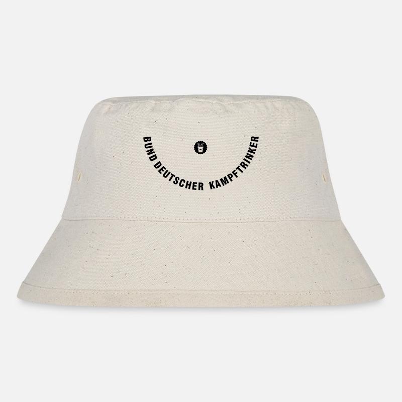 Sangria-Eimer / sangria bucket (1c) - Stanley/Stella recycelter Bucket Hat - Naturweiß